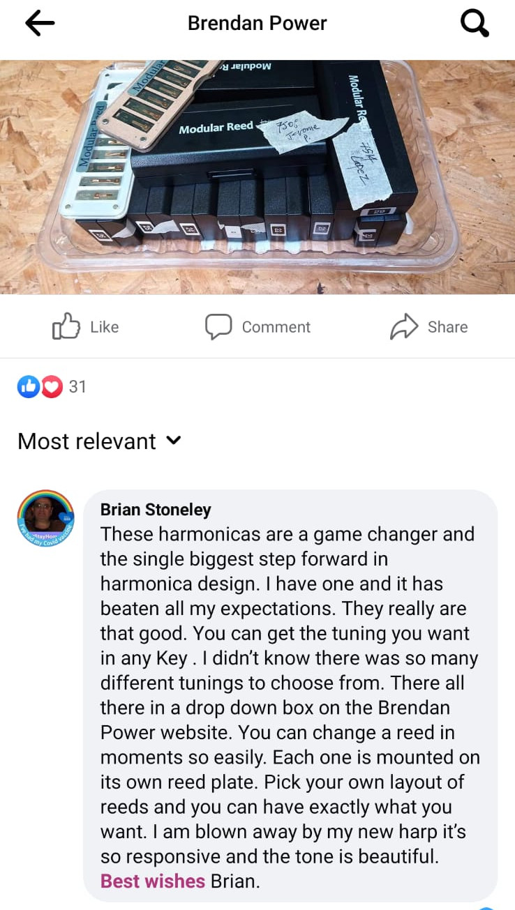 Modular Reed Harmonica